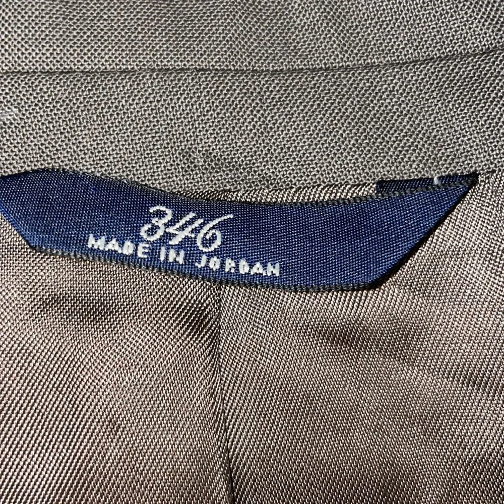 346 Brooks Brothers Wool Blazer Sports Coat 45R Brown 2 Button Single Breast